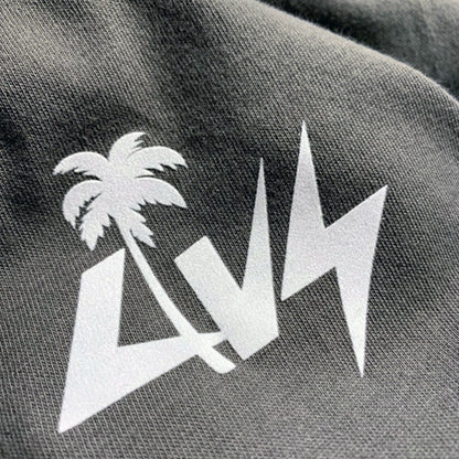 『Luvsurf』T-shirt [PALM] Charcoal