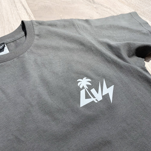 『Luvsurf』T-shirt [PALM] Charcoal