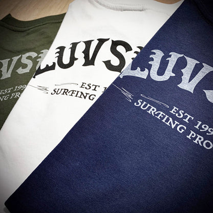 “Luvsurf”T恤[EST] 地铁蓝
