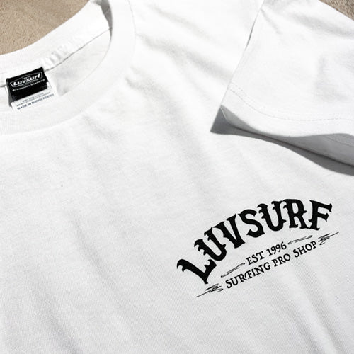 『Luvsurf』T恤 [EST] 白色