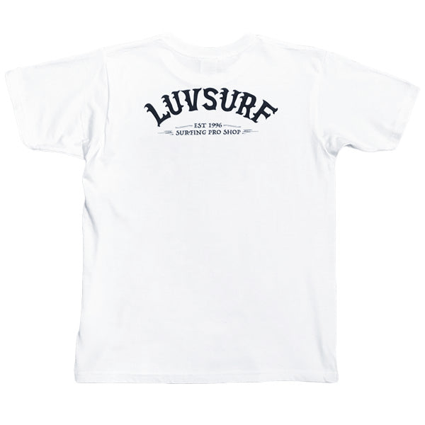 『Luvsurf』T恤 [EST] 白色