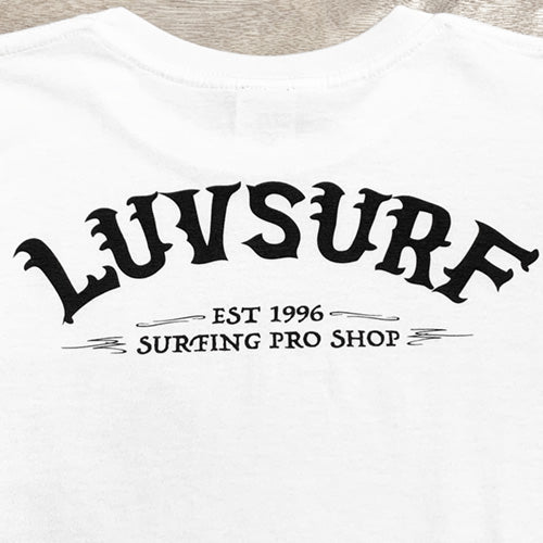 『Luvsurf』T恤 [EST] 白色