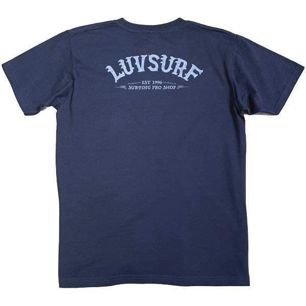 “Luvsurf”T恤[EST] 地铁蓝