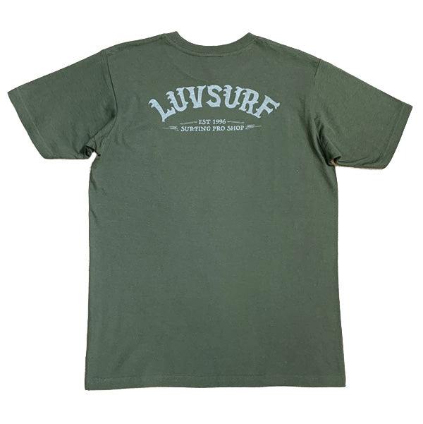 『Luvsurf』T恤 [EST] 军绿色