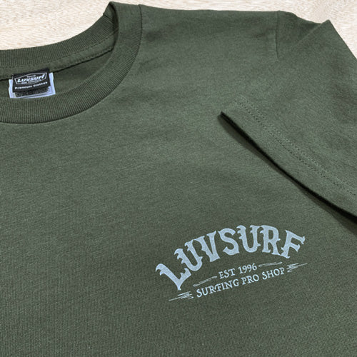 『Luvsurf』T恤 [EST] 军绿色