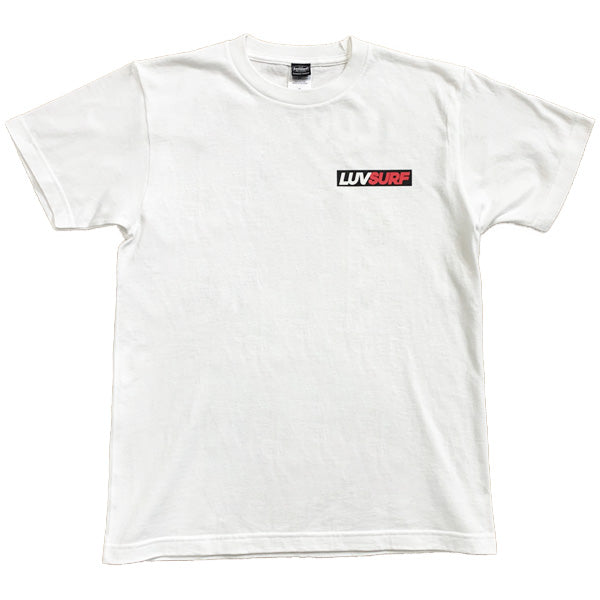 『Luvsurf』T恤 [LUV] 白色
