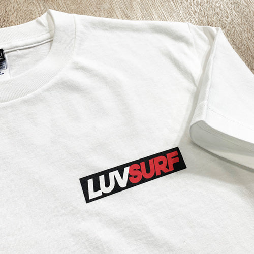 『Luvsurf』T恤 [LUV] 白色