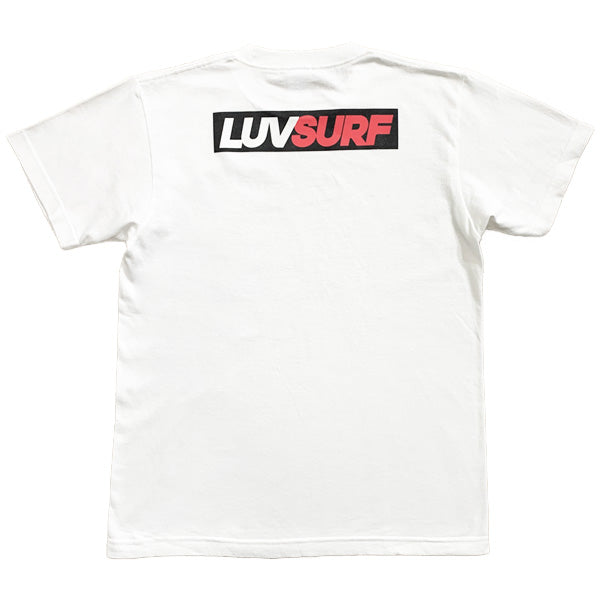 『Luvsurf』T恤 [LUV] 白色