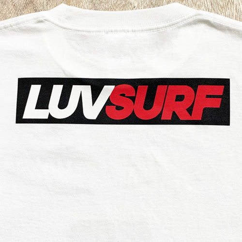 『Luvsurf』T恤 [LUV] 白色