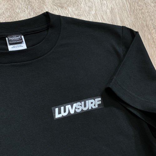 『Luvsurf』T恤 [LUV] 黑色 / 100cm・120cm