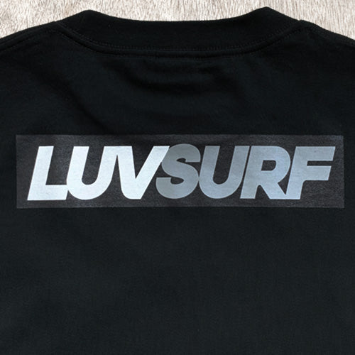 『Luvsurf』T恤 [LUV] 黑色 / 100cm・120cm