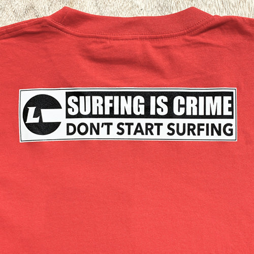 『Luvsurf』T恤 [CRIME] 意大利红