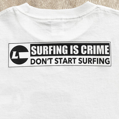T-shirt [CRIME] White