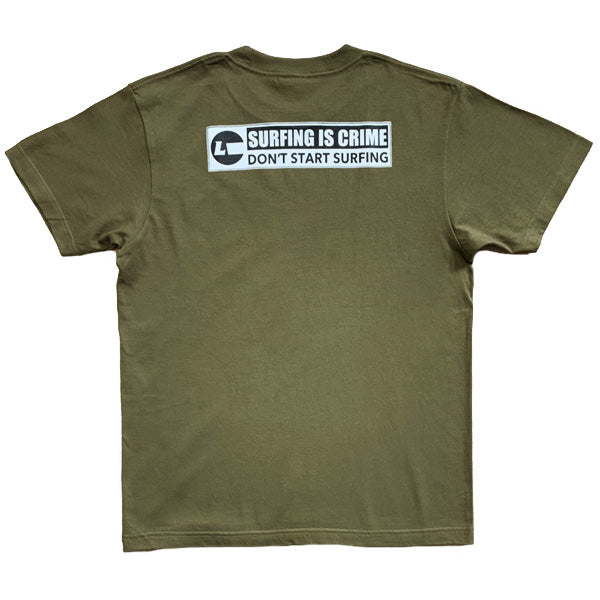 50% OFF SALE! T-shirt [CRIME] Olive / 100cm・120cm