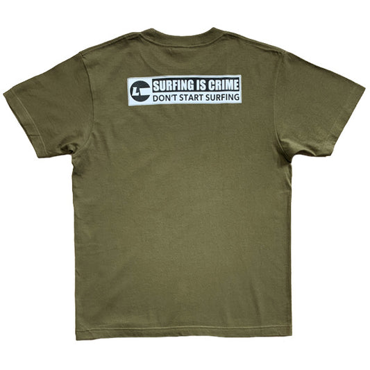 50% OFF SALE! T-shirt [CRIME] Olive / 100cm・120cm