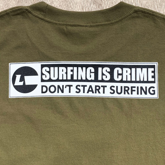 50% OFF SALE! T-shirt [CRIME] Olive / 100cm・120cm
