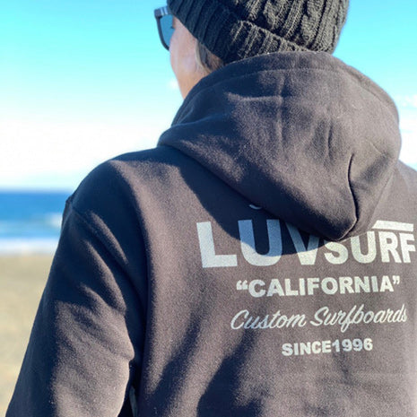 Limited Edition! Heavyweight Double Zip Hoodie (Serial Number Included) Black