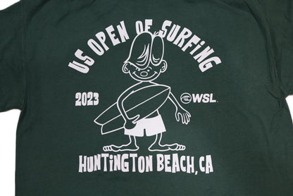 『WSL』US OPEN T-shirt [HUNTINGTON BEACH] Field Green