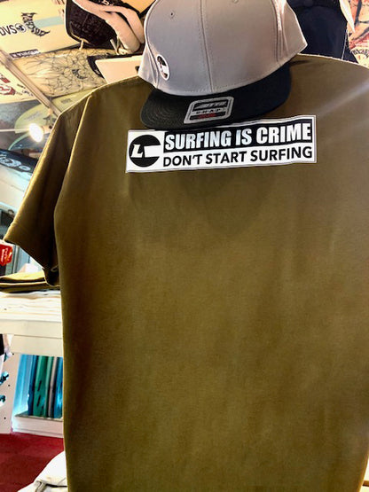 50% OFF SALE! T-shirt [CRIME] Olive / 100cm・120cm