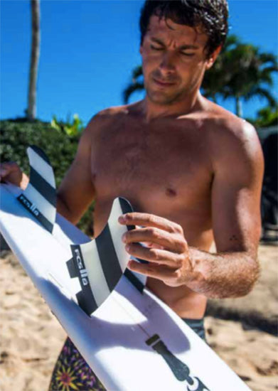 JF-PC + AirCore/TRI fin [JEREMY FLORES] L尺寸