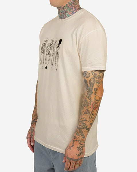 Tシャツ [Gang Four Vintage Dye Tee] Vintage White