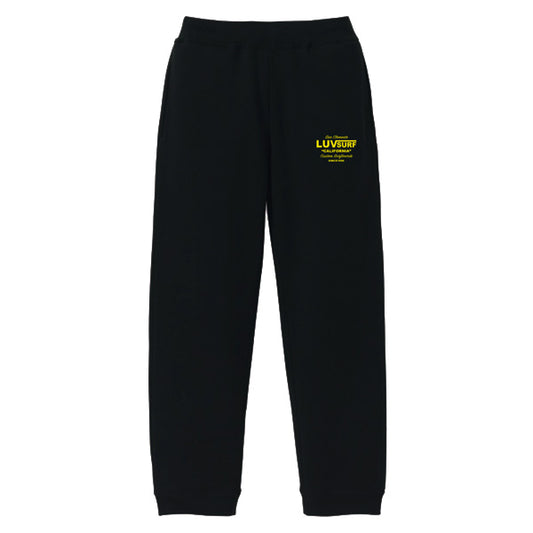 Sweat pants (fleece lining) [Affected] BLACK/YELLOW