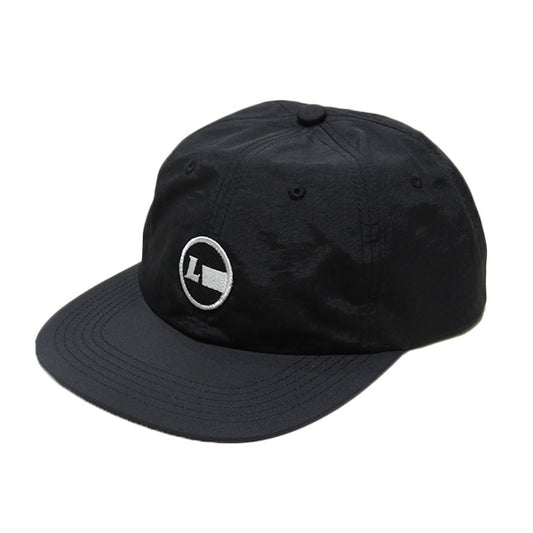 Nylon Urban Fit Baseball Cap [Racing Icon] BLACK