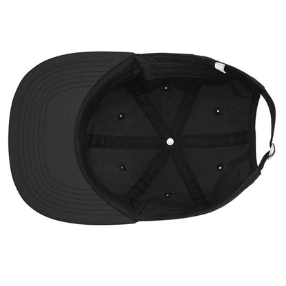 Nylon Urban Fit Baseball Cap [Racing Icon] BLACK