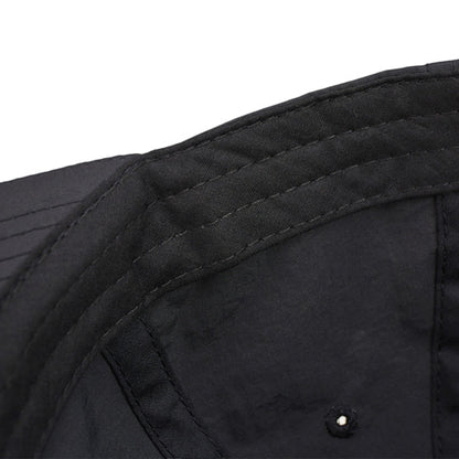 Nylon Urban Fit Baseball Cap [Racing Icon] BLACK