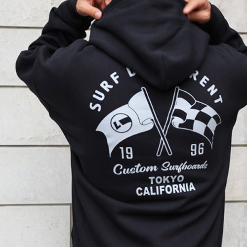 10oz Oversized Sweatshirt Pullover Hoodie [FLAG] (Fleece Lined)