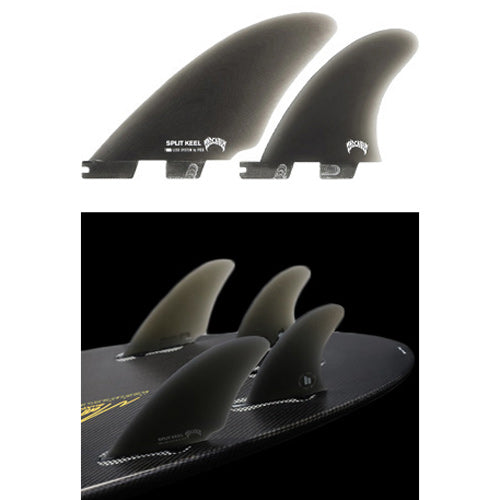 MB PG SPLIT KEEL / QUADフィン / SMOKE