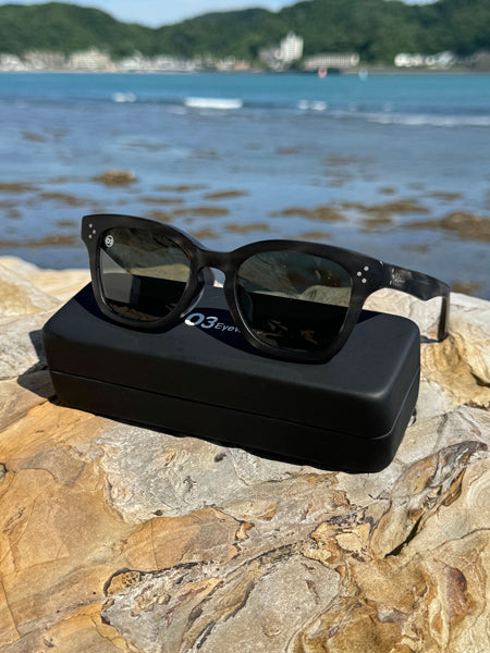 [LOW TIDE] Matte Gray Havana / Deep Green