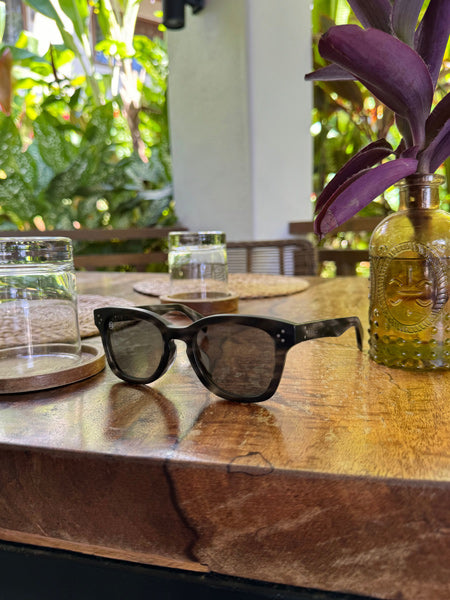[LOW TIDE] Matte Gray Havana / Deep Green