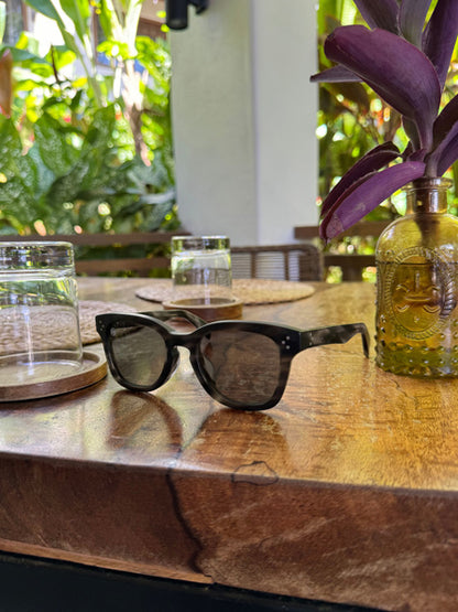 [LOW TIDE] Matte Gray Havana / Deep Green