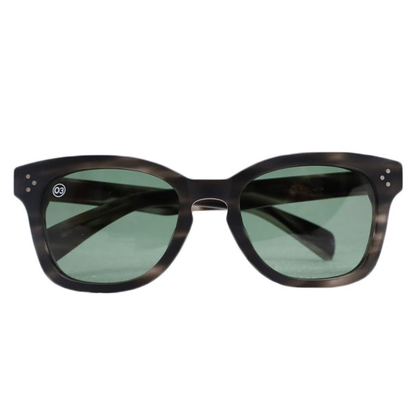 [LOW TIDE] Matte Gray Havana / Deep Green
