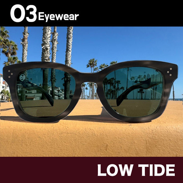 [LOW TIDE] Matte Gray Havana / Deep Green