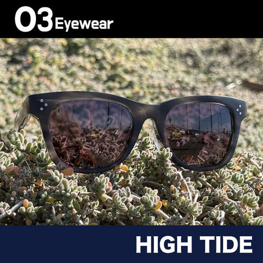 [HIGH TIDE] Matte Gray Havana / Brown Sugar