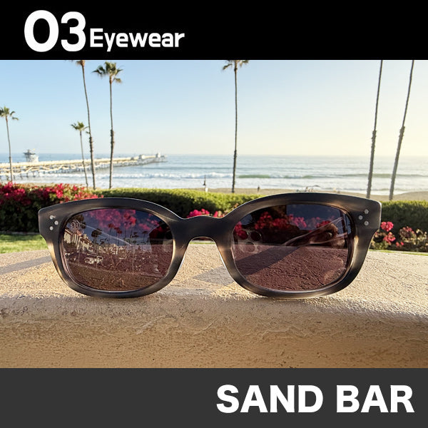 [SAND BAR] Matte Gray Havana / Shadow Gray