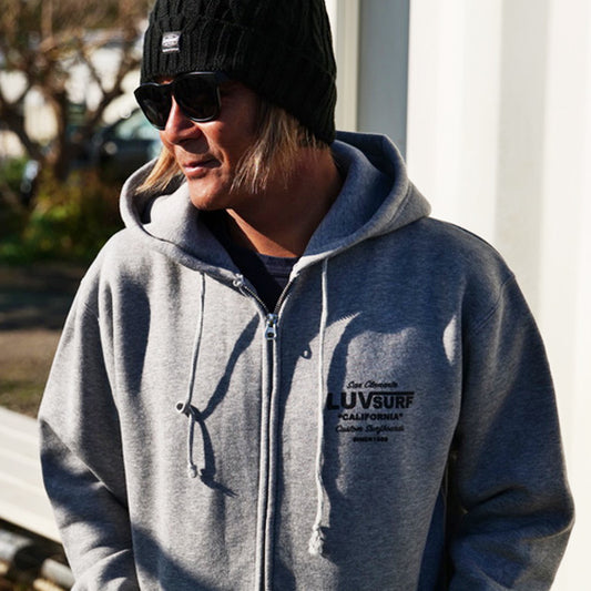 Full-Zip Hoodie (Fleece Lined) [Affected] H.GREY / Size L