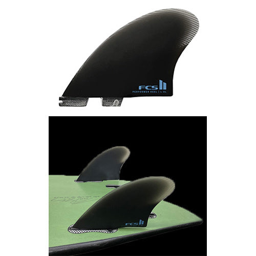 FCS II PERFORMER KEEL 双鳍套装 / PG KEEL FIN / 黑色 / L-XL