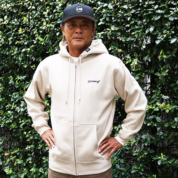 10oz Sweat Full Zip Parka [CIE] SAND BEIGE (Fleece Lining)