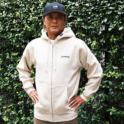 10oz Sweat Full Zip Parka [CIE] SAND BEIGE (Fleece Lining)