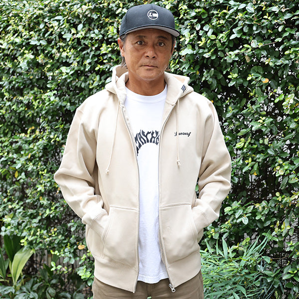 10oz Sweat Full Zip Parka [CIE] SAND BEIGE (Fleece Lining)