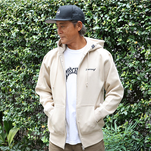 10oz Sweat Full Zip Parka [CIE] SAND BEIGE (Fleece Lining)