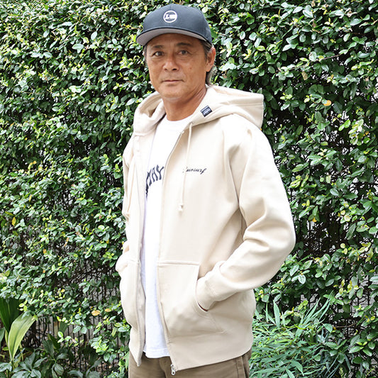 10oz Sweat Full Zip Parka [CIE] SAND BEIGE (Fleece Lining)