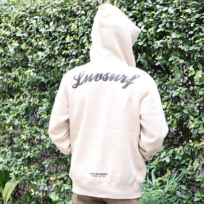 10oz Sweat Full Zip Parka [CIE] SAND BEIGE (Fleece Lining)