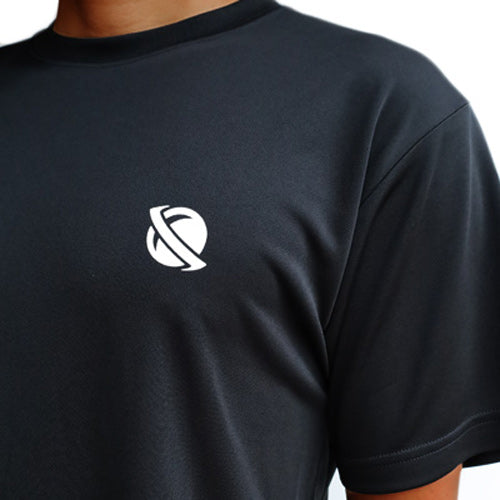 ハイブリッド ラッシュガードTシャツ PLANET / Black 水陸両用