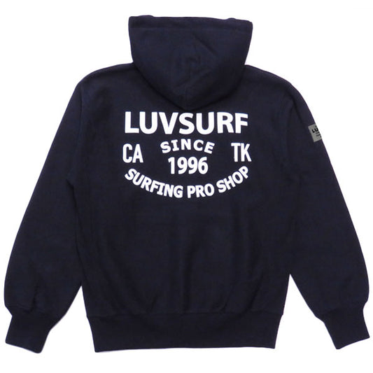 Original 12oz Double Zip Hoodie [SINCE] (Fleece Lined) Navy