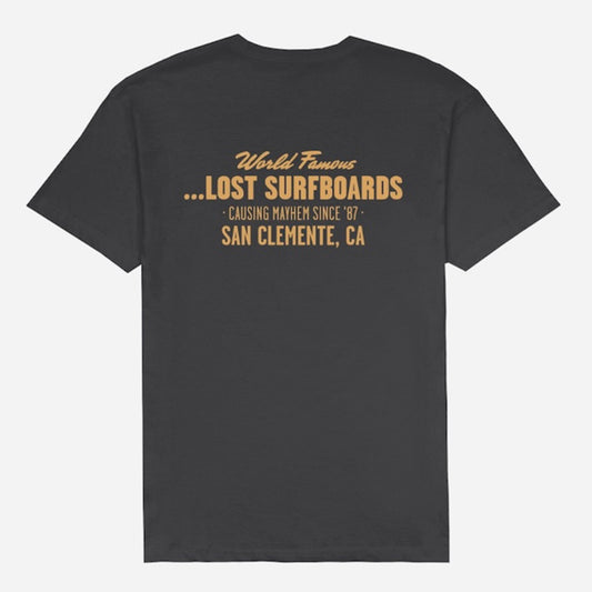 T-shirt [World Famous Tee] Vintage Black / L size