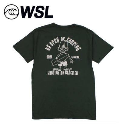 『WSL』US OPEN T-shirt [HUNTINGTON BEACH] Field Green